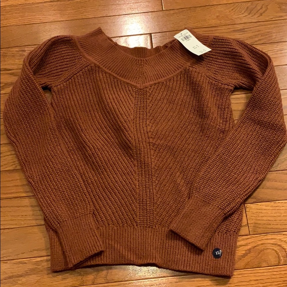 A&F cropped sweater NWT